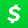 Green square with white dollar symbol.