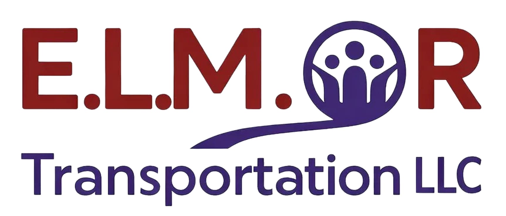 E.L.M.O.R. Transportation LLC logo design.